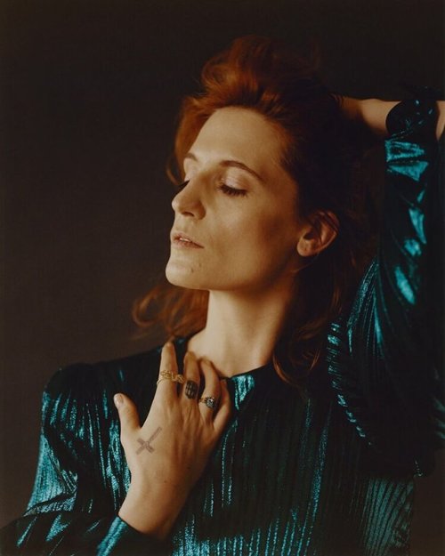givemearmstopraywith:florence welch for sorbet magazine