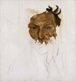 Lucian Freud:  Unfinished Self Portrait