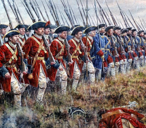 pinturasdeguerra:1745 Jacobite uprising, French troops - Steve Noon