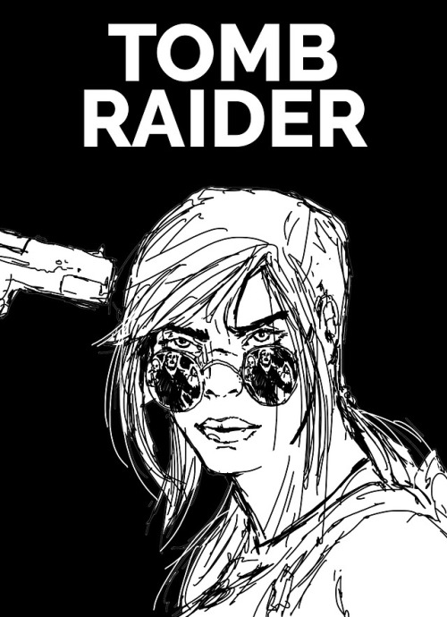 TOMB RAIDER InktoberDigital version. Tomb Raider comic covers.#2 - Second 10 daysps. Let me know whi