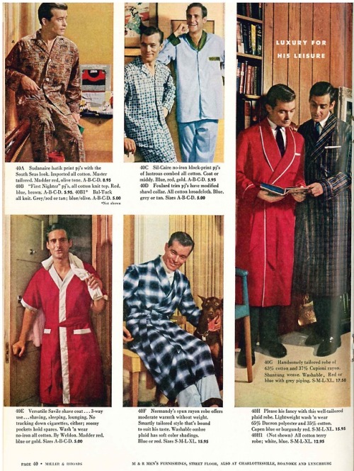 I always wear my bathrobe in the office, especially the well-tailored plaid one.From: Our 75th Chris