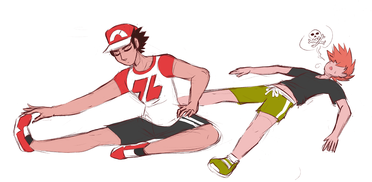 esperlesbian: champions workin out
