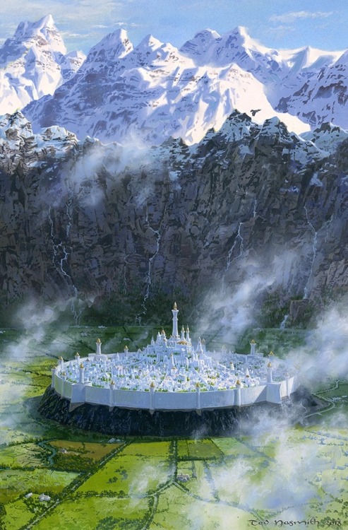 tolkienillustrations:Gondolin by Ted Nasmith