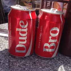 paleredsunday:  Share a coke with dude bro