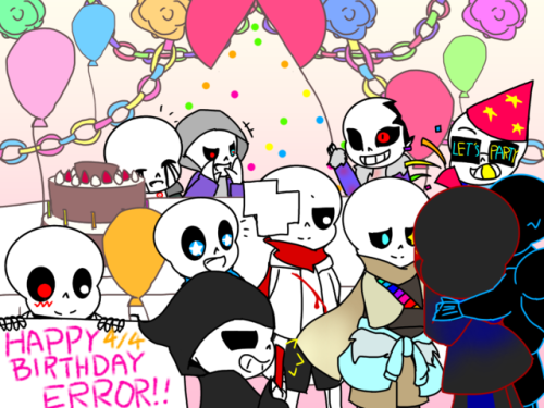 HAPPY BIRTHDAY ERRORSANS ！！！