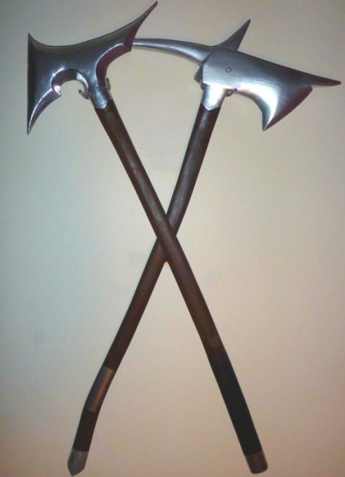 geekwarrior77:Replica axes of Torquil and Kegan