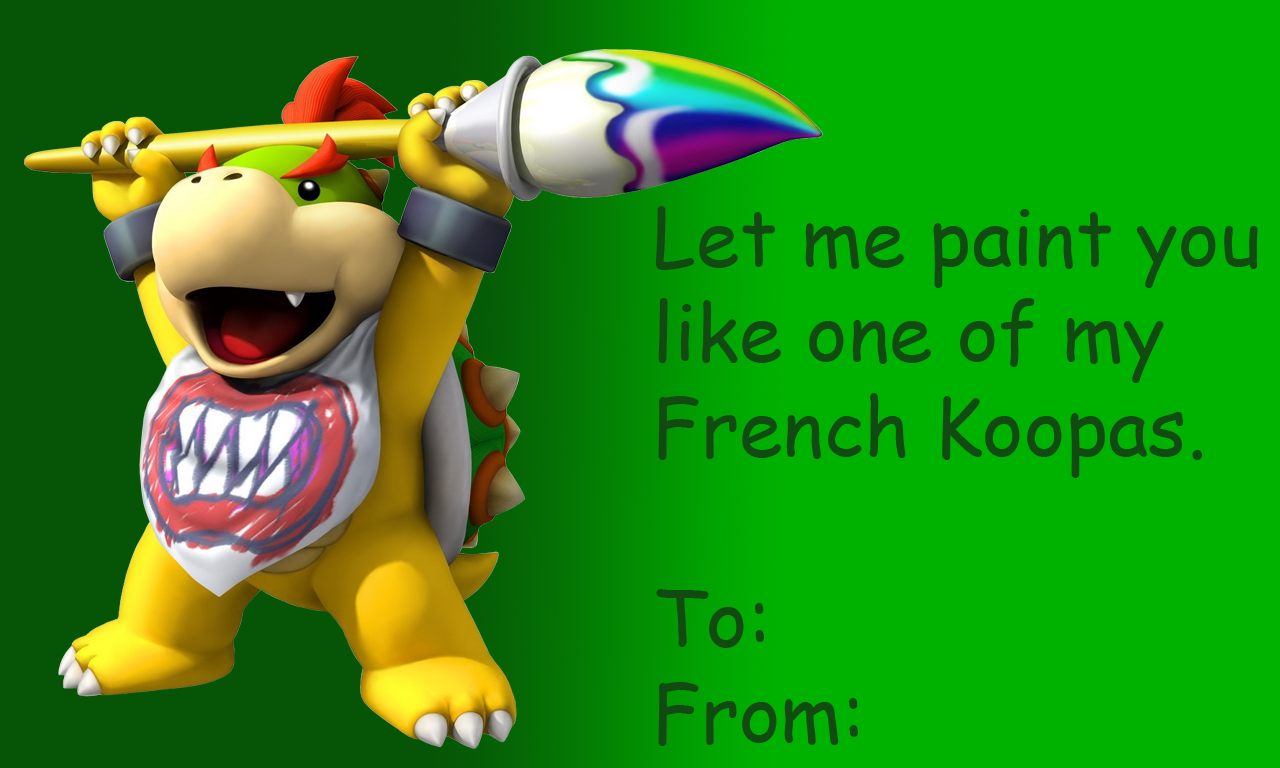 bikerwolfchip:  Koopaling Valentines!  