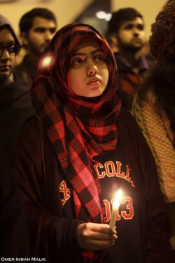 stay-human:  141 candles for 141 lives. Vigil in Lahore for the human life lost in Peshawar today. (x) 