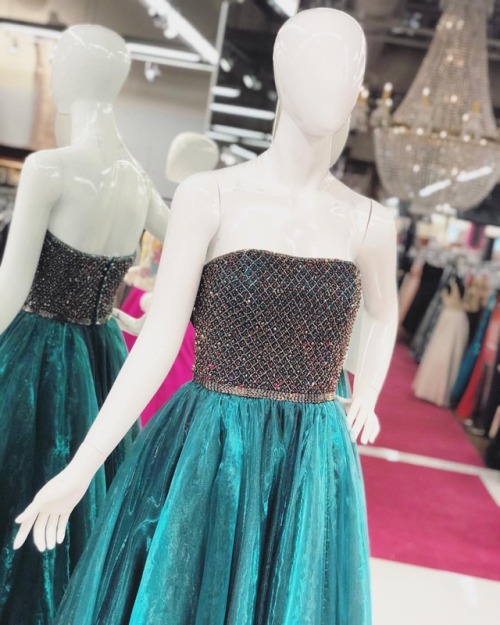 The prettiest beading paired w/ a beautifully colored organza skirt makes for one stunning @sherrihi
