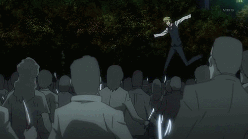 karinetsasuke:  Shizuo smiles but he doesn’t like violence 