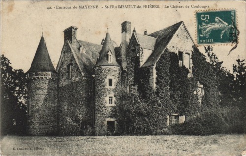 chateauxdefrance:Château de CoulongesSaint-Fraimbault-de-Prières, Mayenne, France15th-century castle