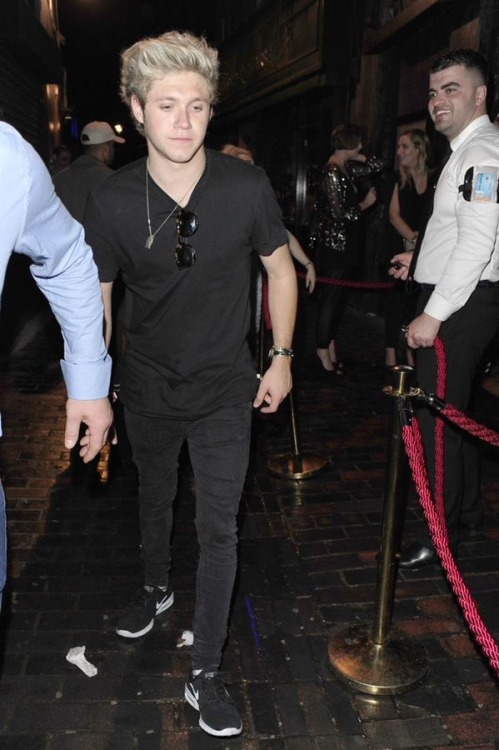 onedhqcentral-blog: July 3rd - Niall outside the Red Bull Tropical Edition Party in London