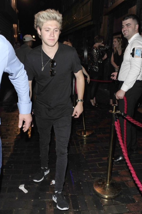 onedhqcentral-blog: July 3rd - Niall outside the Red Bull Tropical Edition Party in London