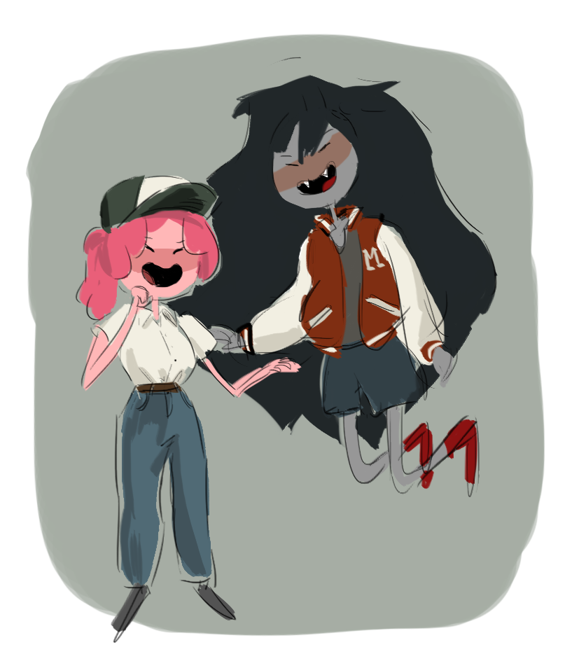 sicklypeach:  we used to follow the mine car rails , crackin’ jokes , tellin’