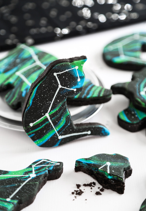 sweetoothgirl: Animal Constellation Cookies 