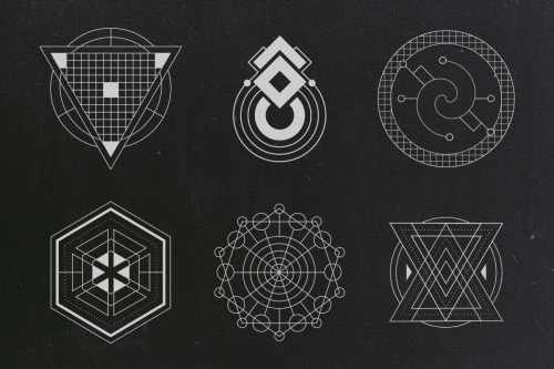 aspectofadreamer: 24 Sacred Geometry Vectors by Tugcu Design Co.