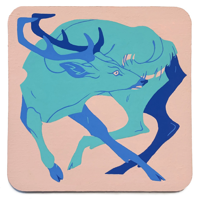 SALUT! 5 show for Gallery Nucleus Portland 2020. “Deer”, “Tiger”, and “Python”. Find prints and more.