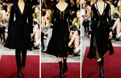 fashion-runways:Givenchy at Paris Fashion Week Fall 2015  I’ll take two, please.