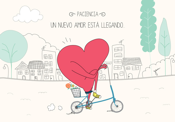 paoce15blog:  Ahora entiendo….viene en bici, por eso tarda tanto!