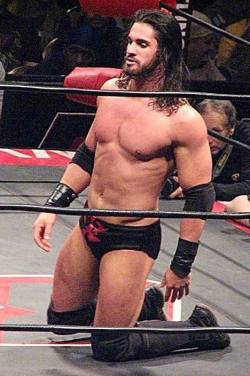 crazyaboutsethrollins:  all-day-i-dream-about-seth:  Seth on his knees will always be sexy as hell.   WOAH! YES INDEED!! 