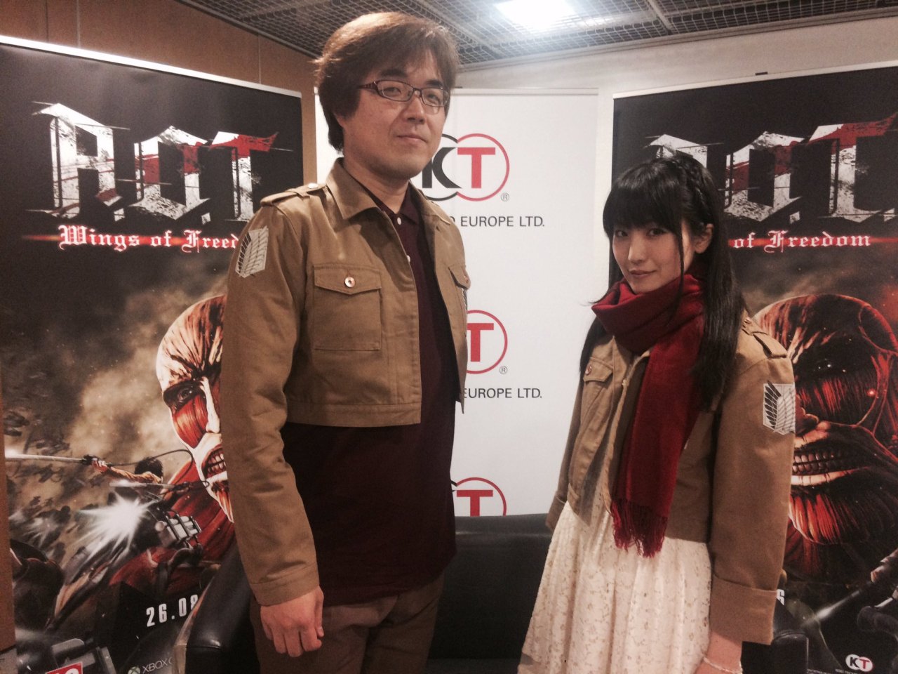 Ishikawa Yui (Mikasa) and KOEI TECMO president Koinuma Hisashi appeared at Japan