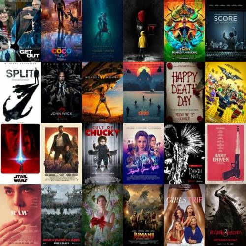 Favorite Movies Of 2017! #GetOut #Coco #TheShapeOfWater #IT #ThorRagnarok #Score #Split #JohnWickCha