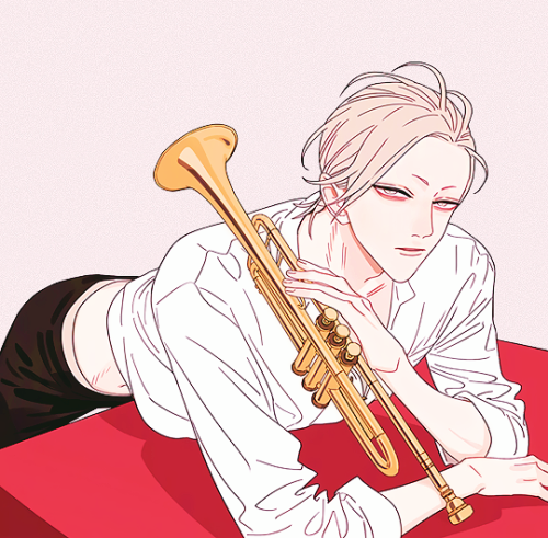 zhanxixis:zhanyi ☆ poster of bent over, lewd-ish jian yi tempting zhan zheng xi▬ the moment when you