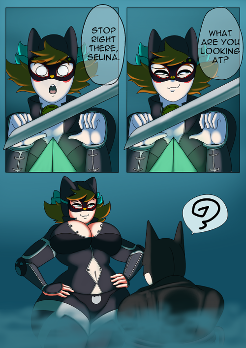 dedalothedirector - Ninja Catwoman comic commission...