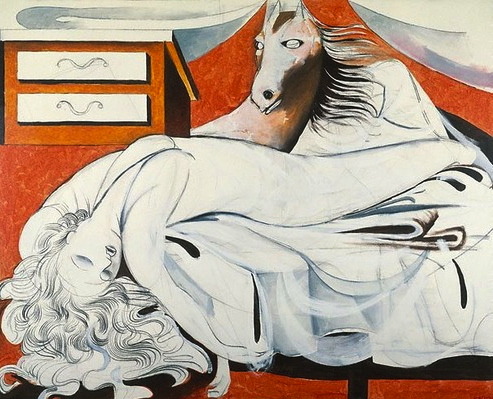 artmastered:  Charles Blackman, The Nightmare (after Fuseli), 1977 Henry Fuseli,