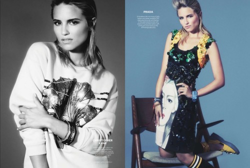 screamalittlelouderr:Dianna Agron in InStyle UK