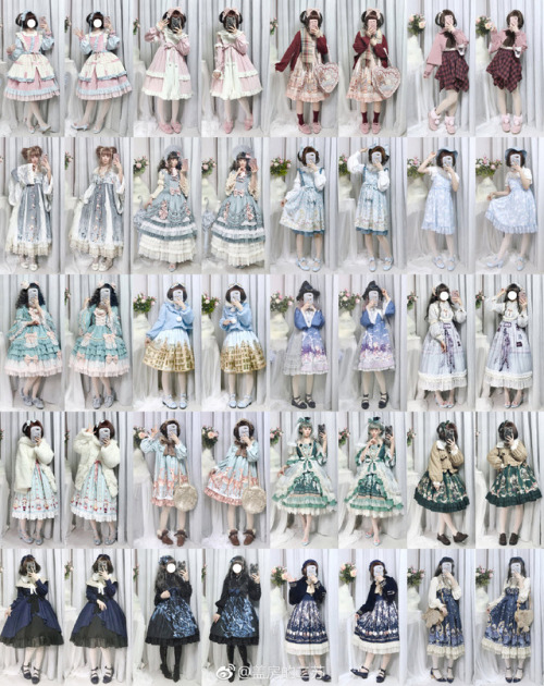 lolita-wardrobe:  A Chinese Lolita Girl’s 2018 Summary (source & credit: weibo.com/HLXNYZX)