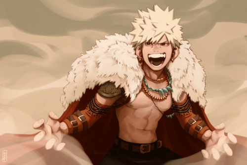 xrysng:Here’s Bakugou! “ψ(｀∇´)ψ