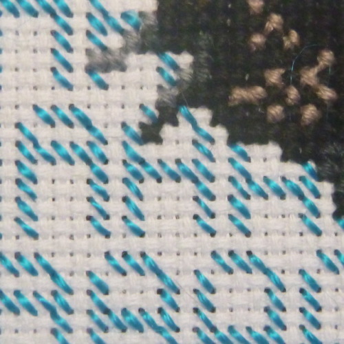 parvumautomaton: Ever need to just scream into the void?Cross stitched red winged blackbird does.(An