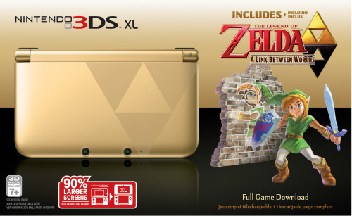 otlgaming:ZELDA-EDITION 3DS XL COMING TO NORTH AMERICA NOVEMBER 22Originally announced as a special 