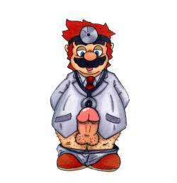 lacimehc:  Dr. Mario is getting ready for Bowser’s next checkup. 