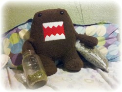 flygookguy:  My domo-kun going green! 