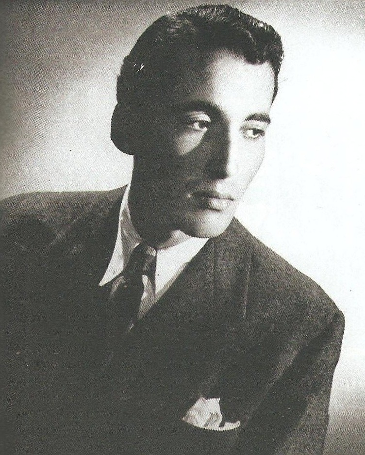 Tall, Dark and Handsome — young Christopher Lee <3