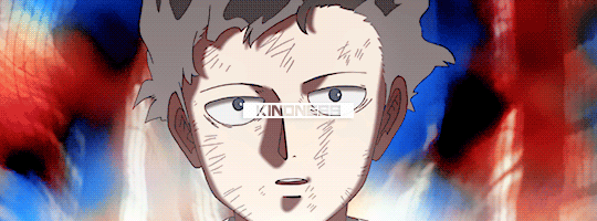 kilruas:  “The emotions that are locked away deep inside Mob’s heart expand little