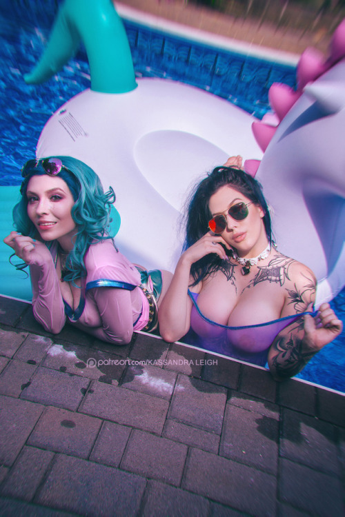 POOL PARTY! Teaser first look at the lewd lil set releasing onto Patreon.com/KassandraLeigh this sep