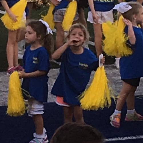 Katie at Rangerette Camp! ❤️ (at Jesuit College Prep Dallas)