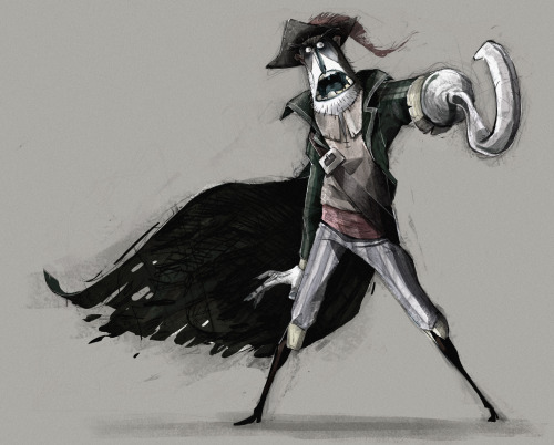 Ma participation au “Character Design Challenge” sur le thème : Pirate! 