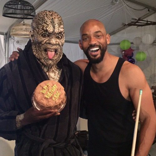 #MonsterSuitMonday Posted on Batman-News.com, here’s actor Adewale Akinnuoye-Agbaje in nearly his fu