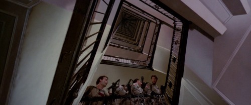 cinematographyisart:  Here are some great ones, as usual when it come to the magnificent László Kovács.  Ghostbusters, 1984 Dir: Ivan Reitman DoP: László Kovács