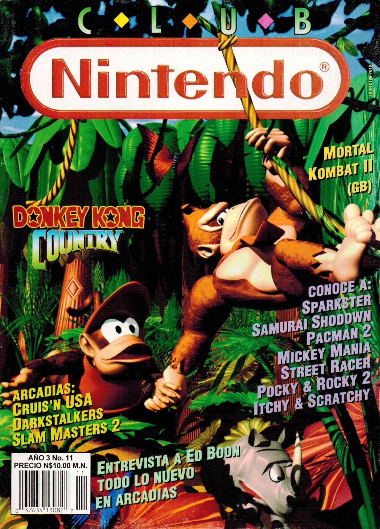 Club Nintendo (México), Nov '94 - 'Donkey Kong... - Nintendo Metro