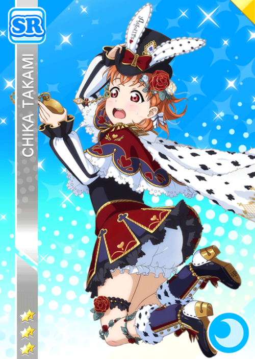loveliive: New “Wonderland” themed cards added to JP Aqours Honor Student scoutingTakami Chika Cool 
