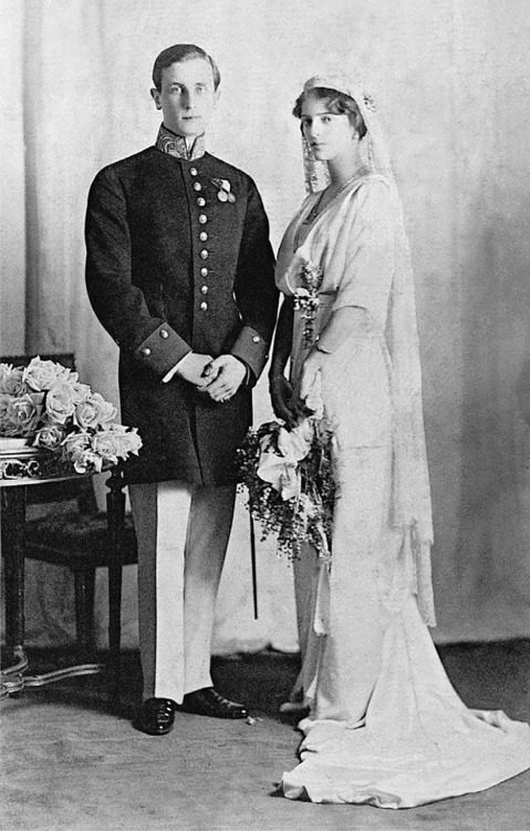 Felix Yusupov and Princess Irina Alexandrovna on their wedding day, 9th/22nd February 1914“Our darli