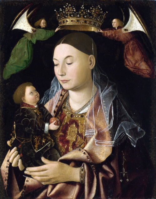 Antonello da Messina. The Virgin and Child. 1460-1469. Oil on wood. National Gallery, London.