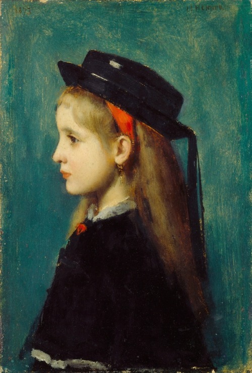 Jean-Jacques Henner - Alsatian Girl (1872)