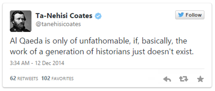 ideologicalmonstrosity:  Ta-Nehisi Coates on CIA Director John Bremmer’s comments