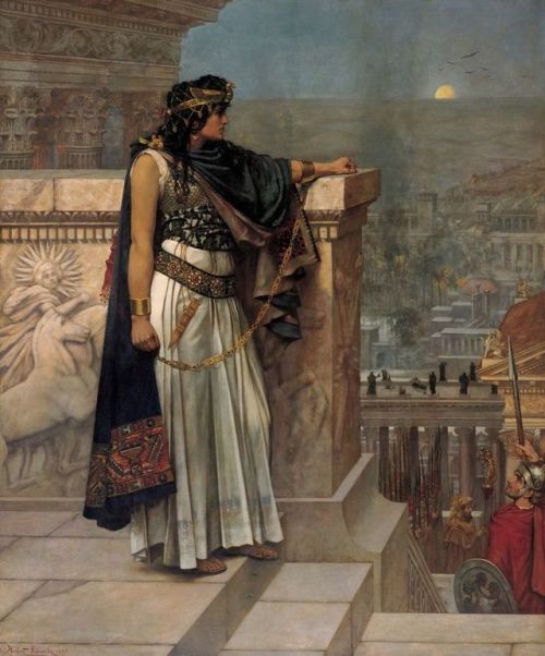 historyfilia:Queen Zenobia’s Last Look Upon Palmyra (1935), by Herbert Gustave Schmalz